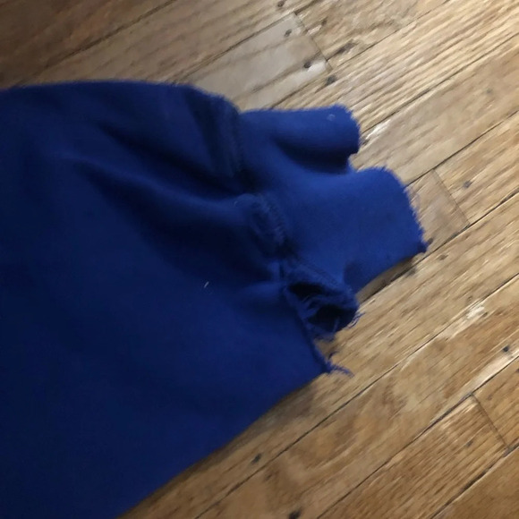 Adidas Vintage 90’s Equipment Quarter Zip Sweatshirt XL - Blue - tattered look - Picture 3 of 6